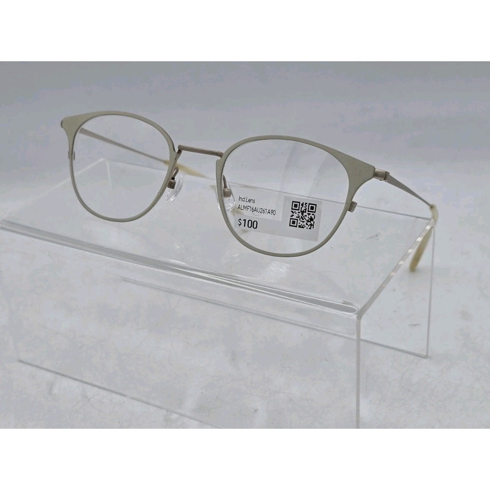 NEW Jins White Eyeglass Frames 48 - 21-142 - 39 ALMF16AU261A90
